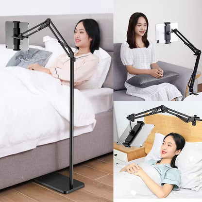 The Premium Hands-Free Adjustable Ipad/Tablet Floor Stand